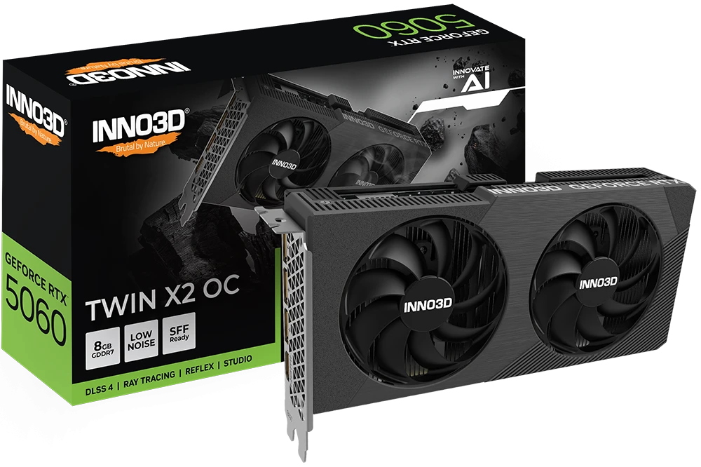 INNO3D GeForce RTX 5060 8GB TWIN X2 OC V2